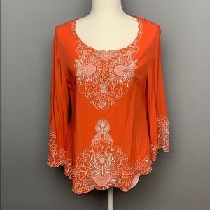 Anthony studio embroidered blouse-M